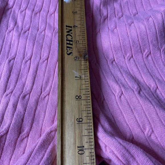 RICH XCHANGE Joggers Cable Knit Pull On High Waist Lounge Pants Womens S Pink - Picture 8 of 12